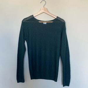 Green Vero Moda Loose Knit Sweater